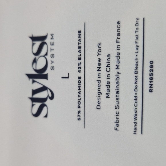 Stylest System  Dream Sculpt Zip Swimsuit Multicolor Stripes Large UPF 50 - Picture 11 of 16